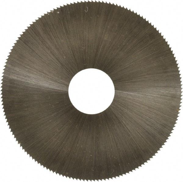 Controx - 2-1/2" Diam x 0.01" Blade Thickness x 5/8" Arbor Hole Diam, 160 Tooth Slitting and Slotting Saw - Arbor Connection, Right Hand, Uncoated, High Speed Steel, Concave Ground - Caliber Tooling