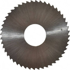 Controx - 2" Diam x 0.0313" Blade Thickness x 5/8" Arbor Hole Diam, 48 Tooth Slitting & Slotting Saw - Arbor Connection, Right Hand, Uncoated, M2 High Speed Steel, 15° Rake, Concave Ground - Caliber Tooling