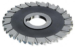 Controx - 5" Blade Diam x x 0.0781" Blade Thickness, 1" Hole, 40 Teeth, Cobalt Side Chip Saw - Staggered Tooth, Arbor Connection, Right Hand Cut, Uncoated, with Keyway - Caliber Tooling