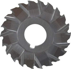 Controx - 2" Blade Diam x 1/16" Blade Thickness, 5/8" Hole, 22 Teeth, Cobalt Side Chip Saw - Staggered Tooth, Arbor Connection, Right Hand Cut, Uncoated, with Keyway - Caliber Tooling