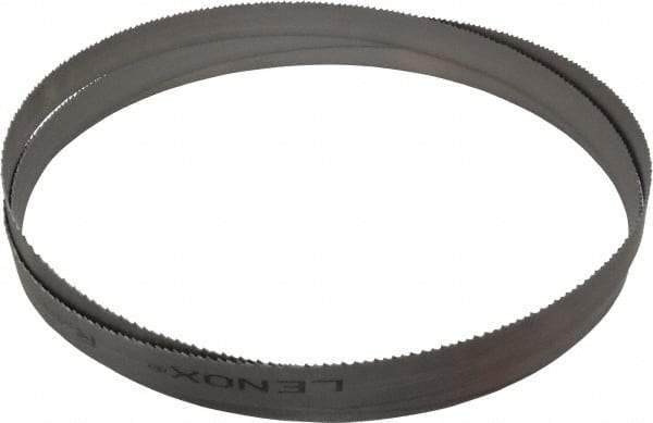 Lenox - 5 to 8 TPI, 11' Long x 1" Wide x 0.035" Thick, Welded Band Saw Blade - Bi-Metal, Toothed Edge, Raker Tooth Set, Flexible Back - Caliber Tooling