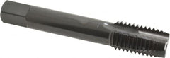 OSG - 3/4-10 UNC, 3 Flute, Oxide Finish, Vanadium High Speed Steel Spiral Point Tap - Plug Chamfer, Right Hand Thread, 4-1/4" OAL, 2" Thread Length, 0.59" Shank Diam, Series 280 - Exact Industrial Supply