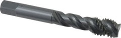 OSG - M14x2.00 Metric Coarse 3 Flute 6H Modified Bottoming Spiral Flute Tap - Vanadium High Speed Steel, Oxide Finish, 3-19/32" OAL, Right Hand Flute, Right Hand Thread, D7, Series 299 - Caliber Tooling