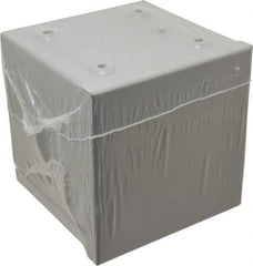 Cooper B-Line - Steel Junction Box Enclosure Screw Flat Cover - NEMA 3R, 6" Wide x 6" High x 6" Deep, Rainproof - Caliber Tooling