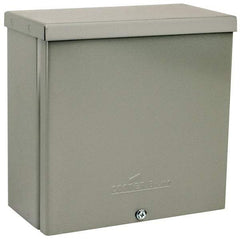 Cooper B-Line - Steel Junction Box Enclosure Screw Flat Cover - NEMA 3R, 8" Wide x 8" High x 4" Deep, Rainproof - Caliber Tooling