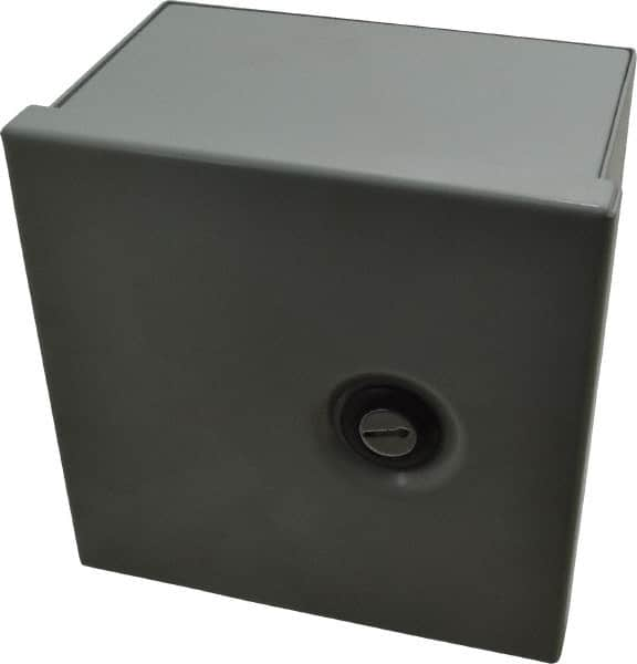 Cooper B-Line - Steel Standard Enclosure Hinge Flat Cover - NEMA 1, 6" Wide x 6" High x 4" Deep - Caliber Tooling