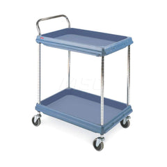 Metro - Carts; Type: Utility ; Load Capacity (Lb.): 300.000 ; Number of Shelves: 2 ; Width (Inch): 21-1/2 ; Length (Inch): 33-3/4 ; Height (Inch): 33-1/4 - Exact Industrial Supply