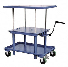 Vestil - 2,000 Lb Capacity Mechanical Lift Table - 28" Lift Height, 48" Platform Length x 30" Platform Width - Caliber Tooling