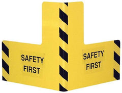 Vestil - 16" Long, Steel Corner Protector - Yellow, 8" High x 16" Wide Side - Caliber Tooling