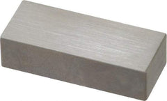 Mitutoyo - 0.55" Rectangular Steel Gage Block - Accuracy Grade AS-1, Includes Certificate of Inspection - Caliber Tooling