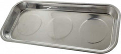 Eclipse - 14-3/16" Long x 6-1/4" Wide Magnetic Tray - Stainless Steel with Rubber-Coated Ferrite - Caliber Tooling