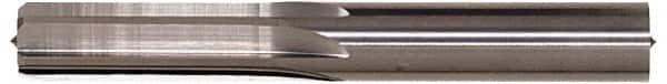 Hertel - 0.31" Solid Carbide 6 Flute Chucking Reamer - Straight Flute, 0.31" Straight Shank, 1-1/8" Flute Length, 3-1/4" OAL - Caliber Tooling