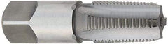 OSG - 1-1/2 - 11-1/2 NPTF Thread, 7 Flute Standard Pipe Tap - 4-1/4" OAL, 1-3/4" Thread Length, 1-1/2" Shank Diam, Oxide Finish, High Speed Steel - Exact Industrial Supply