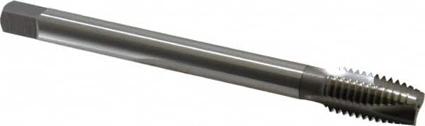 OSG - 5/8-11 UNC 3 Flute H3 Bright Finish High Speed Steel Spiral Point Extension Tap - Plug Chamfer, 6" OAL, 1-13/16" Thread Length, 3B Class of Fit - Exact Industrial Supply