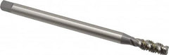 OSG - 3/8-16 UNC 3 Flute H3 Bright Finish High Speed Steel Spiral Flute Extension Tap - Plug Chamfer, 6" OAL, 3B Class of Fit - Exact Industrial Supply