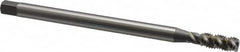 OSG - 3/8-16 UNC 3 Flute H3 Bright Finish High Speed Steel Spiral Flute Extension Tap - Bottoming Chamfer, 6" OAL, 3B Class of Fit - Exact Industrial Supply