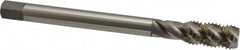 OSG - 5/8-11 UNC 4 Flute H3 Bright Finish High Speed Steel Spiral Flute Extension Tap - Bottoming Chamfer, 6" OAL, 3B Class of Fit - Exact Industrial Supply