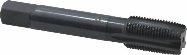 OSG - 3/4-16 UNF, 4 Flute, Oxide Finish, Powdered Metal Spiral Point Tap - Plug Chamfer, Right Hand Thread, 4-1/4" OAL, 2" Thread Length, 0.59" Shank Diam, 3B Class of Fit, Series 312 - Exact Industrial Supply