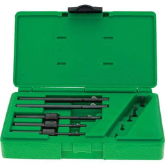 Deburr Master - 5 Piece Power Deburring Tool Set - Includes 1/8 to 1/4" Diam Hole Range Tools - Caliber Tooling