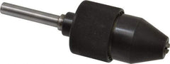 Knurlcraft - 1/32 to 1/2" Capacity, Integral Shank Drill Chuck - Keyless, Straight Shank - Exact Industrial Supply