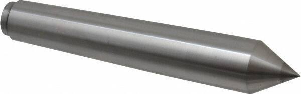 Riten - 1-1/4" Head Diam, Carbide-Tipped Steel Standard Point Solid Dead Center - Jarno 10 Taper, 1-1/4" Point Diam, 2" Point Length, 7-1/2" OAL - Caliber Tooling