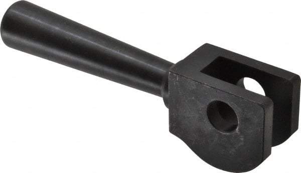 Gibraltar - 5/8" Hole Diam, 5-3/8" Hole Ctr to Lever End, 1-1/4" Overall Width, Heat Treated Steel, Double Cam, Clamp Cam Lever - 9/64" Travel, 1-3/16" Hole Ctr to Cam End Radius, 5/8" Space Between Cams - Caliber Tooling