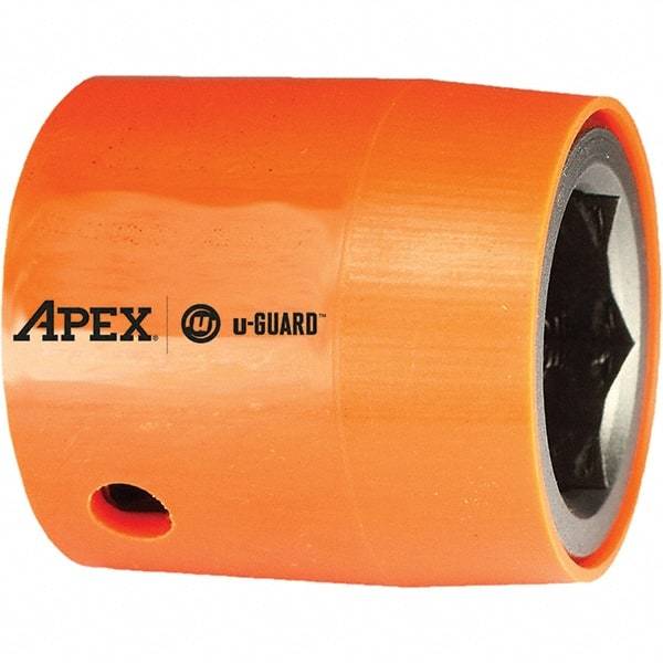 Apex - 1/2" Drive, 21mm Socket, Standard Power Socket - 6 Points, 1.53" OAL - Caliber Tooling