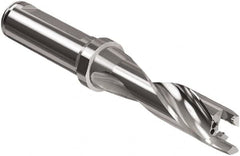 Seco - 19 to 19.99mm Diam, 3xD, 60mm Max Depth, 3/4" Shank Diam, 2-7/8" Flute, 5.591" OAL, Replaceable Tip Drill - SD403 Toolholder, Series Crownloc Plus - Caliber Tooling