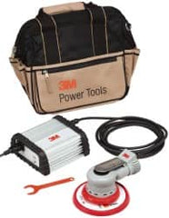 3M - 6 Inch Pad, 10,000 OPM, Electric Orbital Sander - Round, Palm Sander, 5 Amps - Caliber Tooling