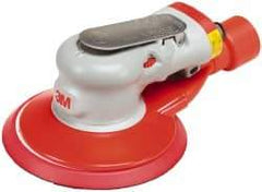 3M - 10,000 OPM, 17 CFM Air Consumption, 90 psi Air Pressure, Palm Air Orbital Sander - Round Pad, - Caliber Tooling