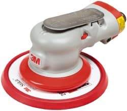 3M - 12,000 OPM, 17 CFM Air Consumption, 90 psi Air Pressure, Palm Air Orbital Sander - Round Pad, - Caliber Tooling