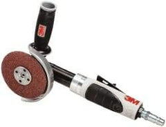 3M - 4-1/2" Wheel Diam, 12,000 RPM, Pneumatic Angle & Disc Grinder - 5/8-11 Spindle, 35 CFM - Caliber Tooling