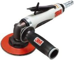 3M - 4 to 5" Disc, 12,000 RPM, Pneumatic Handheld Disc Sander - 3/8 NPT Inlet, 1 hp, 90 psi - Caliber Tooling