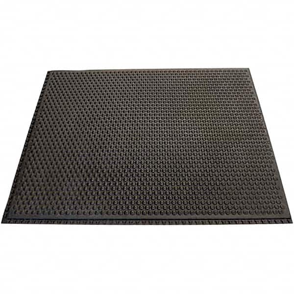 Barefoot - 3' Long x 4' Wide, Dry Environment, Anti-Fatigue Matting - Black, Nitrile Rubber with Nitrile Rubber Base - Caliber Tooling