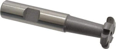 Value Collection - 3/32" Radius, 3/16" Circle Diam, 7/8" Cutter Diam, Shank Connection, Convex Radius Cutter - 1/2" Shank Diam, 3" OAL, High Speed Steel, Uncoated, 6 Teeth, Weldon Flat - Caliber Tooling