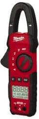 Milwaukee Tool - 2235-20, CAT III, Digital True RMS Clamp Meter with 1" Clamp On Jaws - 600 VAC/VDC, 400 AC/DC Amps, Measures Voltage, Continuity, Current, Resistance - Caliber Tooling