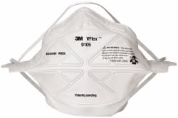 3M - N95, Universal Size, Particulate Respirator - - Exact Industrial Supply