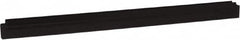 Vikan - 24" Rubber Blade Squeegee Refill - Double Edge, Black, Plastic Holder - Caliber Tooling