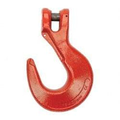 CM - 3/4 Inch Chain Diameter, Grade 100 Clevis Hook - 35,300 Lbs. Load Capacity, 0.88 Inch Inside Diameter, 0 Inch Pin Diameter, 2.09 Inch Hook Throat, 10.8 Inch Overall Length, 7.09 Inch Hook Width - Caliber Tooling