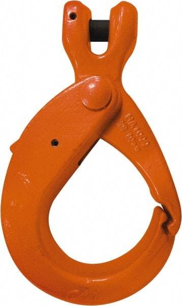 CM - 3/8 Inch Chain Diameter, Grade 100 Clevis Hook - 8,800 Lbs. Load Capacity, 0.47 Inch Inside Diameter, 0.51 Inch Pin Diameter, 2.27 Inch Hook Throat, 6.92 Inch Overall Length, 4.76 Inch Hook Width - Caliber Tooling