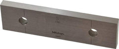 Mitutoyo - 5" Rectangular Steel Gage Block - Accuracy Grade 0, Includes Certificate of Inspection - Caliber Tooling