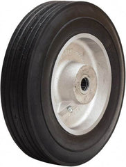 Hamilton - 10 Inch Diameter x 2 Inch Wide, Rubber on Aluminum Caster Wheel - 700 Lb. Capacity, 2-3/4 Inch Hub Length, 5/8 Inch Axle Diameter, Straight Roller Bearing - Caliber Tooling