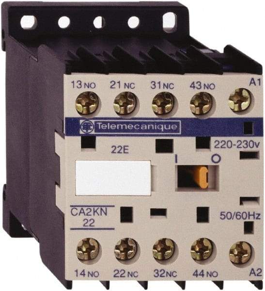 Schneider Electric - 2NC/2NO, 24 VAC at 50/60 Hz Control Relay - 17 V - Caliber Tooling