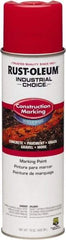 Rust-Oleum - 15 fl oz Red Marking Paint - Water-Based Formula - Caliber Tooling