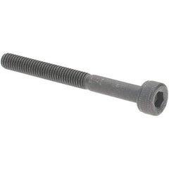 Value Collection - M3x0.50 Metric Coarse Hex Socket Drive, Socket Cap Screw - Grade 12.9 Alloy Steel, Black Oxide Finish, Partially Threaded, 30mm Length Under Head - Caliber Tooling