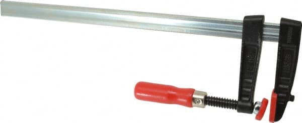 Bessey - 16" Capacity, 4" Throat Depth Steel Bar Clamp - 880 Lb Clamping Pressure - Caliber Tooling