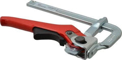 Bessey - 2-3/8" Deep Throat, 4" Max Capacity, Standard Sliding Arm Clamp - 400 Lb Clamping Pressure - Caliber Tooling