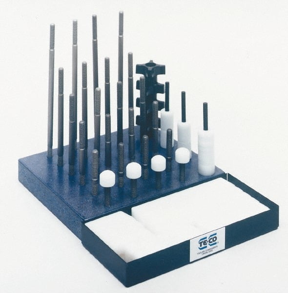 TE-CO - 5/8-11 12" OAL Unequal Double Threaded Stud - Caliber Tooling