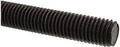 Value Collection - 5/8-11 UNC (Coarse), 6' Long, Medium Carbon Steel Threaded Rod - Black Oxide Finish, Right Hand Thread - Caliber Tooling