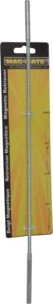 Mag-Mate - 18" Long Magnetic Retrieving Tool - 1 Lb Max Pull, 5/16" Head Diam - Caliber Tooling